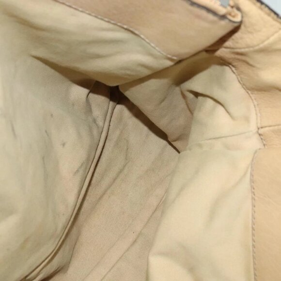 Chloe Paddington Tote Bag Leather Beige Auth am8249 - Picture 10 of 16